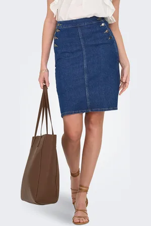 ONLY Onlhush Denim-nederdel