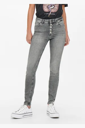 ONLY Onlbobby Mellemhøj Talje Skinny Fit Jeans