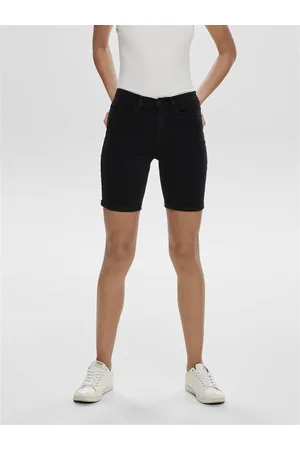 ONLY Onlrain Mellemhøj Talje Bodycon Fit Denim-shorts
