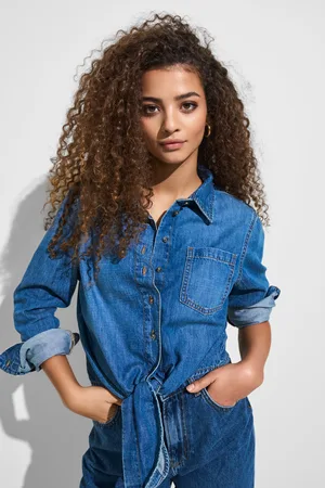 ONLY Onlsevigny Denim-skjorte