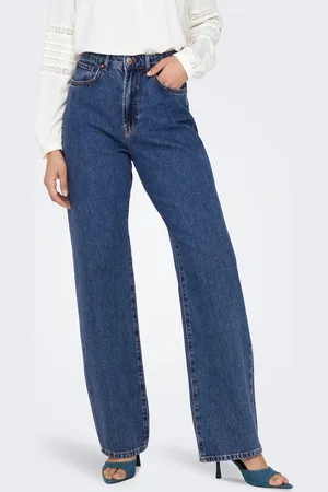 ONLY Onlsilje Høj Talje Straight Fit Jeans
