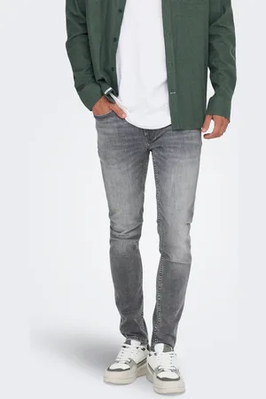Only & Sons Onswarp Lav Talje Skinny Fit Jeans