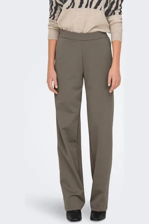 ONLY Onlpeach Straight Fit Strikkede Bukser