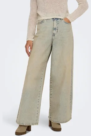 ONLY Onlpiper-sonic Høj Talje Wide Leg Fit Jeans