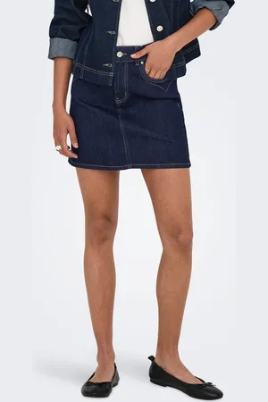 ONLY Onlwauw Denim-nederdel