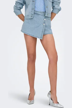 ONLY Onllesly Denim-nederdel