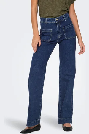 ONLY Onljuicy Høj Talje Wide Leg Fit Jeans