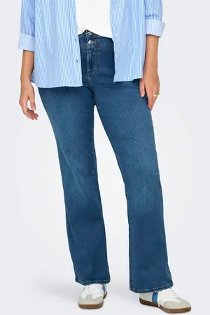 ONLY Caraugusta Mellemhøj Talje Flared Fit Jeans