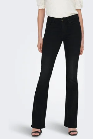 ONLY Onlblush Mellemhøj Talje Flared Fit Jeans