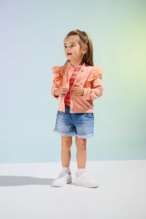ONLY Kmgrobyn Straight Fit Denim-shorts
