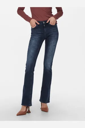 ONLY Onlblush Mellemhøj Talje Flared Fit Jeans