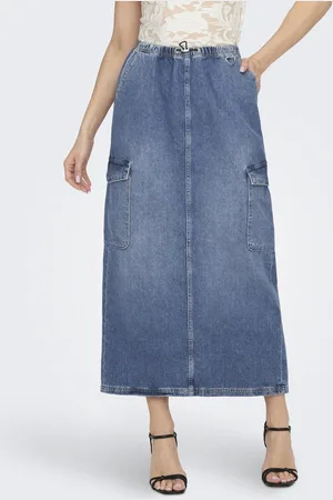 ONLY Onlstella Denim-nederdel
