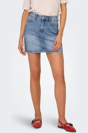 ONLY Onlstella Denim-nederdel