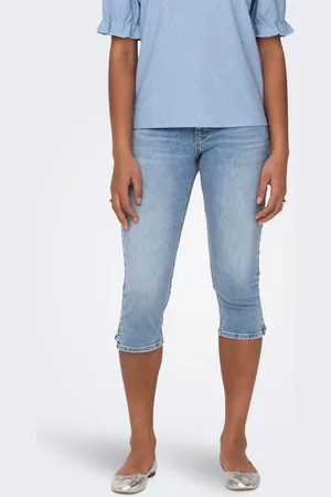 ONLY Onlblush Mellemhøj Talje Skinny Fit Denim-shorts