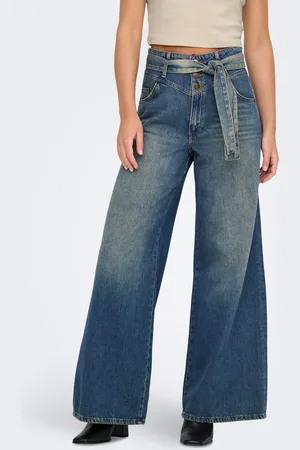 ONLY Onljoelle Høj Talje Wide Leg Fit Jeans
