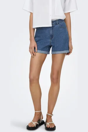 ONLY Onlvega Høj Talje Regular Fit Denim-shorts