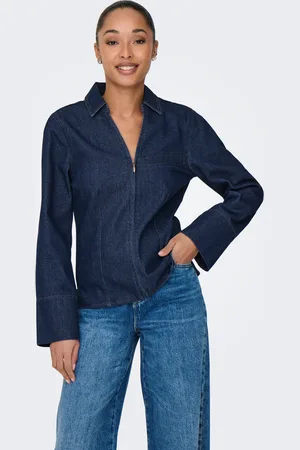 ONLY Jdysally Denim-skjorte