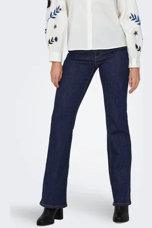 ONLY Onlwauw Høj Talje Flared Fit Jeans