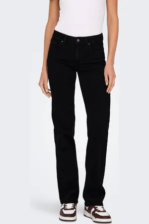 ONLY Onlblush Mellemhøj Talje Straight Fit Jeans