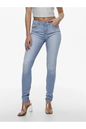 ONLY Onlanne Mellemhøj Talje Skinny Fit Jeans