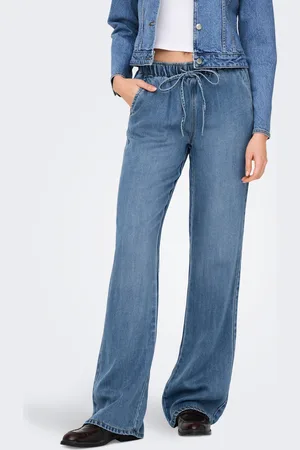 ONLY Onlgreta Høj Talje Wide Leg Fit Jeans