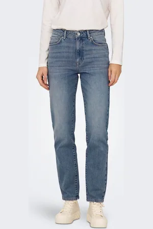 ONLY Onlemily Høj Talje Straight Fit Jeans