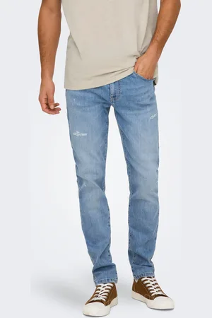 Only & Sons Onsloom Lav Talje Slim Fit Jeans