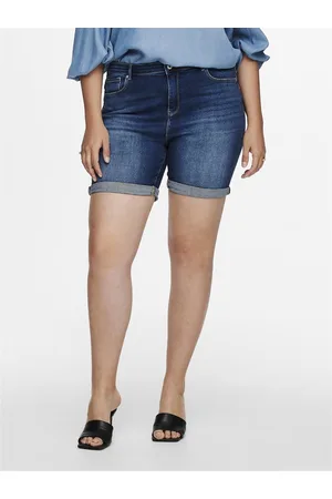 ONLY Carlaola Høj Talje Skinny Fit Denim-shorts