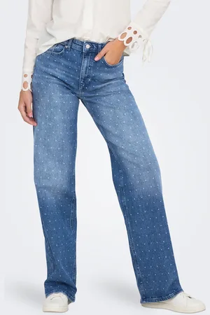 ONLY Onljuicy Høj Talje Wide Leg Fit Jeans