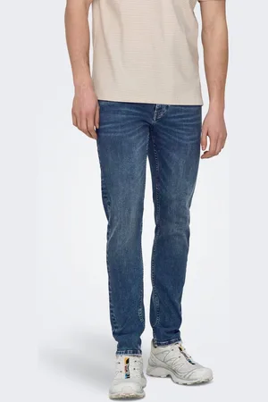 Only & Sons Onswarp Lav Talje Skinny Fit Jeans