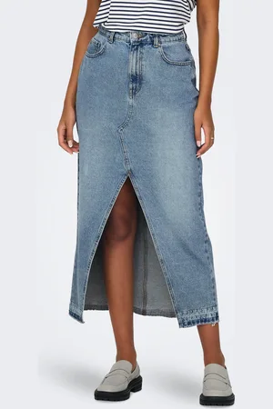 ONLY Onlalina Denim-nederdel