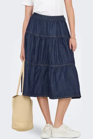 ONLY Onlaliyah Denim-nederdel