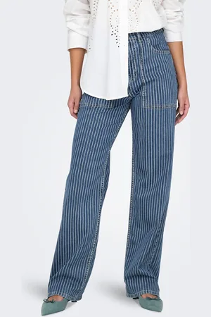 ONLY Onlkirsi Høj Talje Wide Leg Fit Jeans