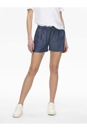 ONLY Onlpema Mellemhøj Talje Relaxed Fit Denim-shorts