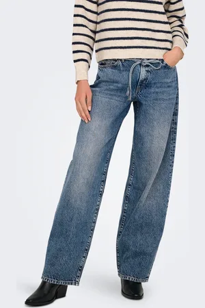 ONLY Onlgianna Mellemhøj Talje Balloon Fit Jeans