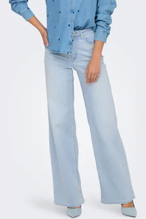 ONLY Onlmadison Høj Talje Wide Leg Fit Jeans