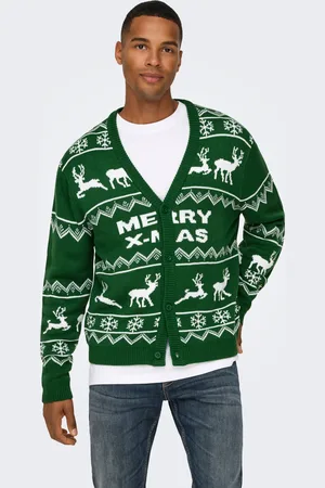 Only & Sons Onsxmas Strikket Cardigan