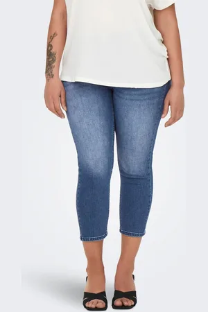 ONLY Carwilly Mellemhøj Talje Capri Skinny Fit Jeans