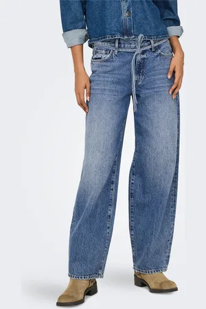 ONLY Onlgianna Mellemhøj Talje Balloon Fit Jeans