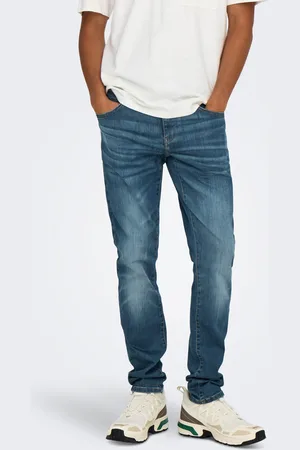 Only & Sons Onsloom Lav Talje Slim Tapered Fit Jeans