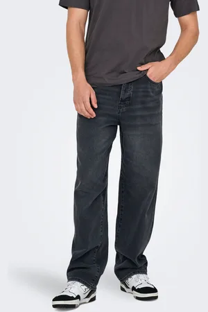 Only & Sons Onsfade Høj Talje Loose Fit Jeans