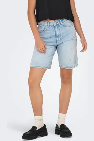 ONLY Onlhope Høj Talje Loose Fit Denim-shorts
