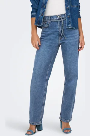 ONLY Onlgypsy Høj Talje Slim Straight Fit Jeans
