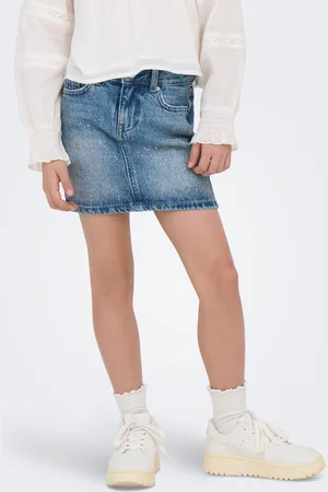 ONLY Kogstella Denim-nederdel