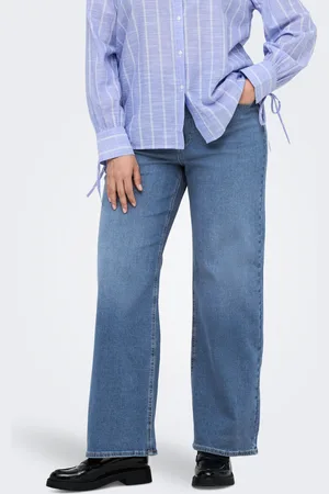 ONLY Carbilly Høj Talje Wide Leg Fit Jeans