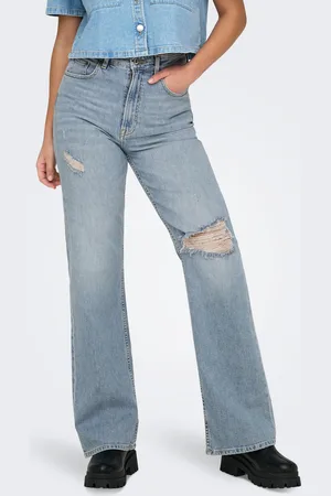 ONLY Onlcamille Høj Talje Wide Leg Fit Jeans