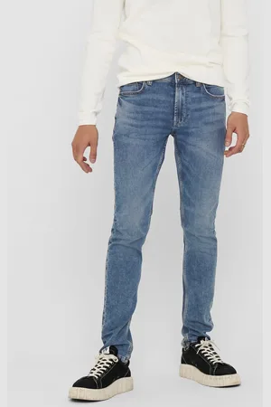 Only & Sons Onsloom Lav Talje Slim Fit Jeans