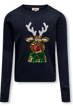 ONLY Kogxmas Striktrøje