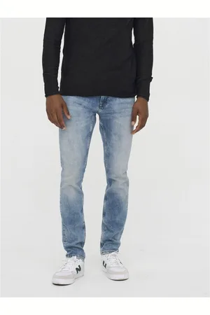 Only & Sons Onsloom Lav Talje Slim Fit Jeans