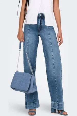 ONLY Onljuicy Høj Talje Wide Leg Fit Jeans
